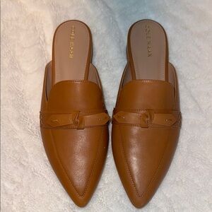 Cole Haan Women's Brown Leather Mules
